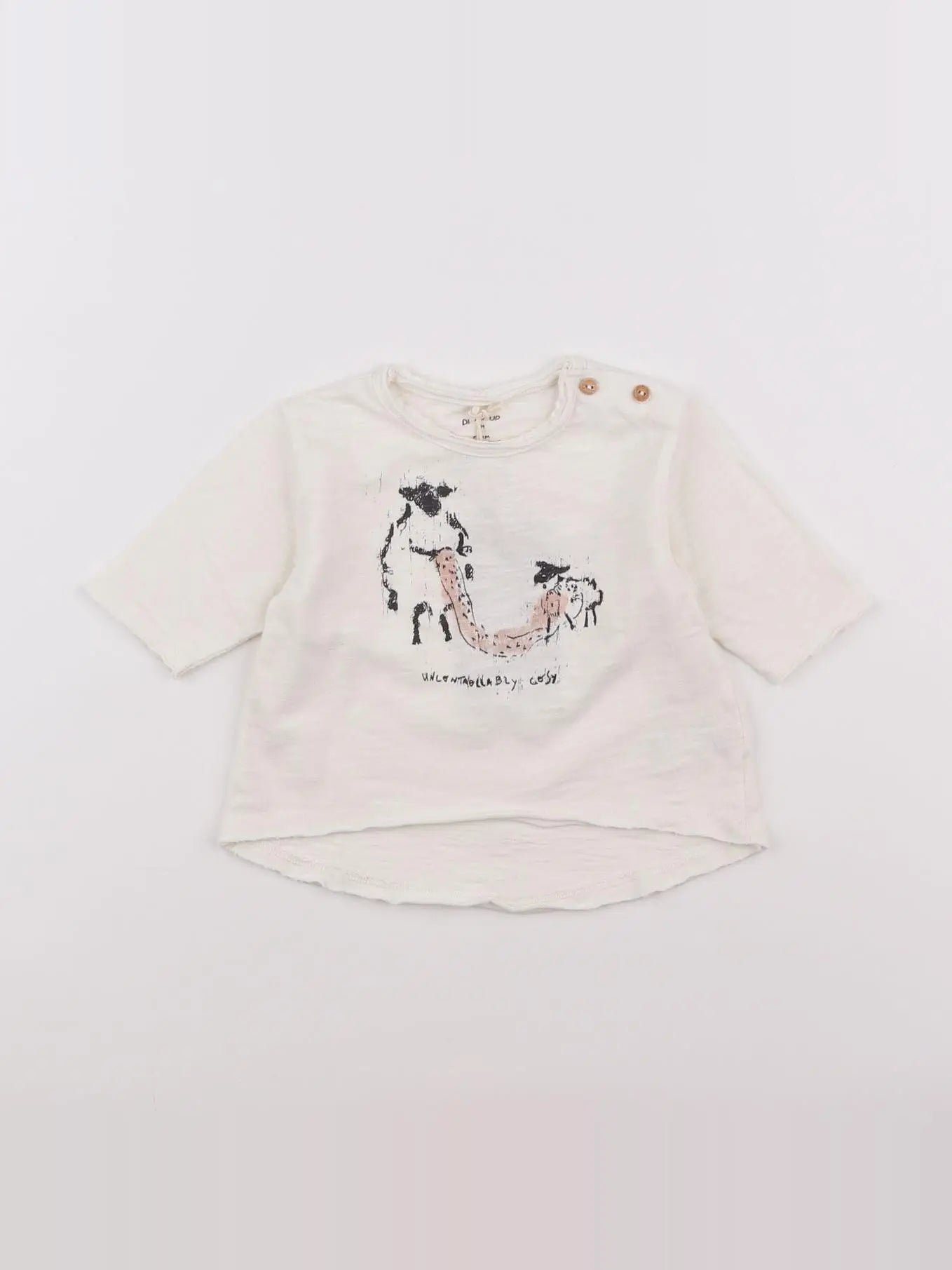 Play Up - tee-shirt beige - 3 mois