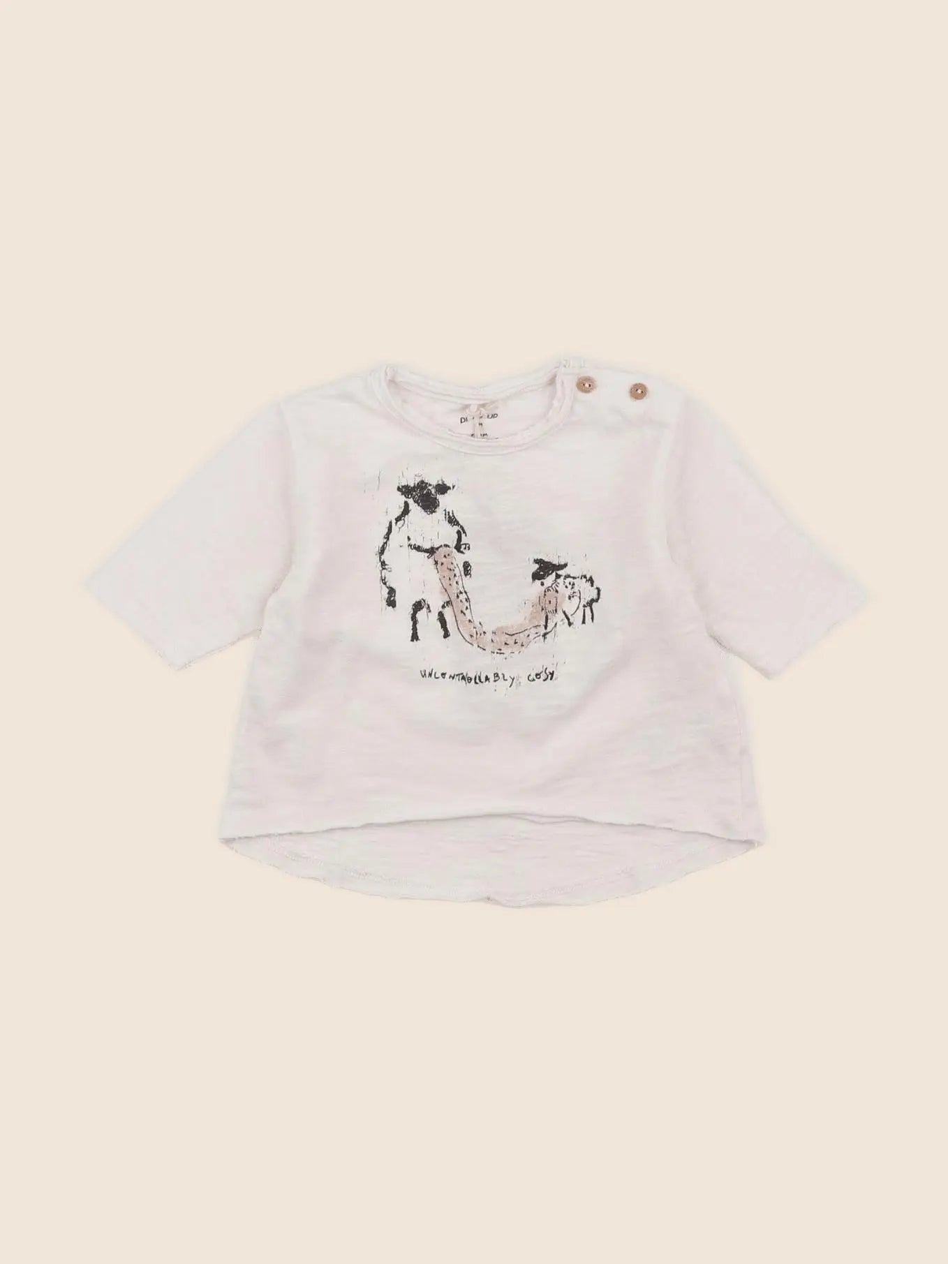 Play Up - tee-shirt beige - 3 mois