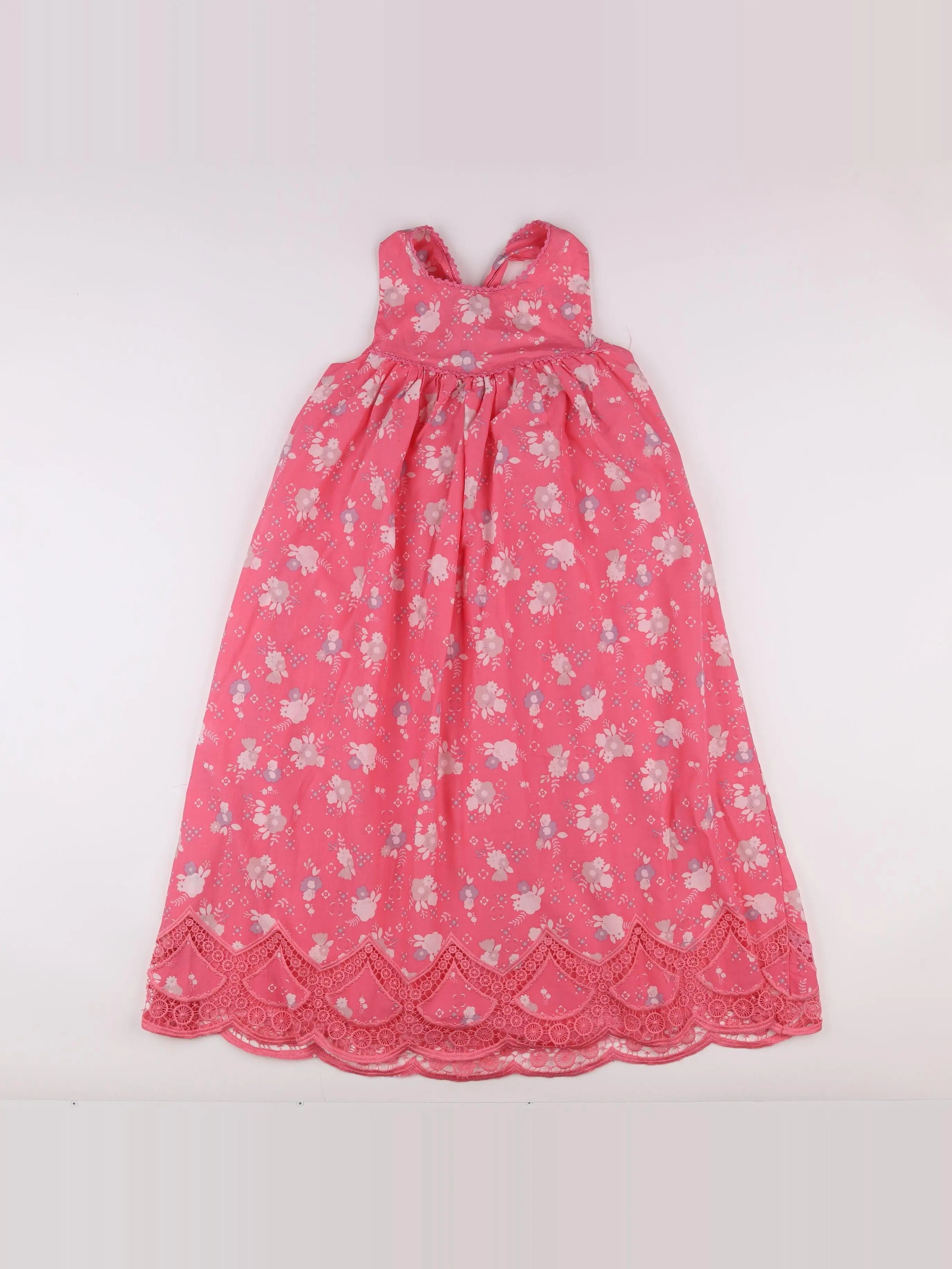 Vertbaudet - robe rose - 10 ans