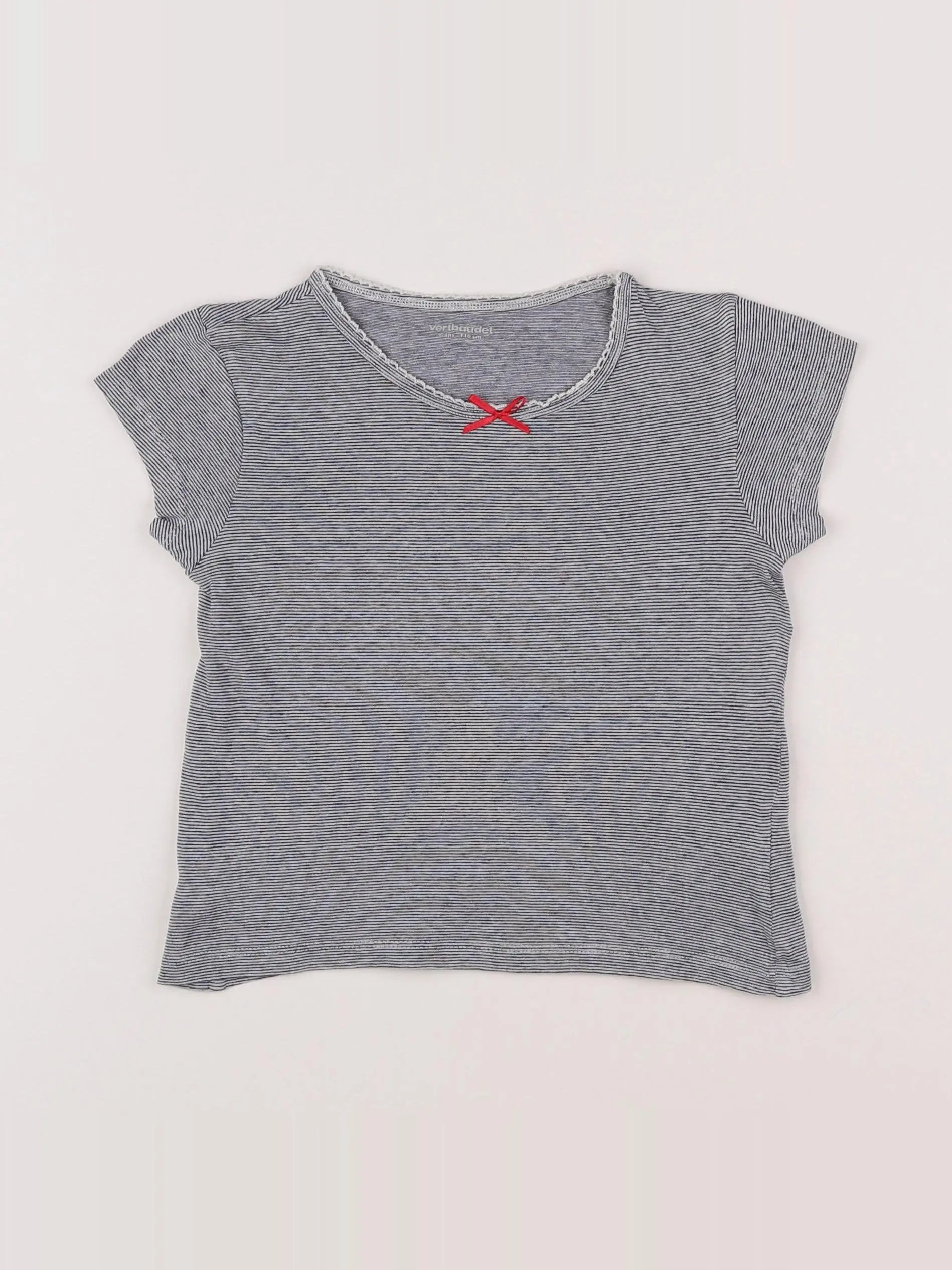 Vertbaudet - maillot de corps bleu - 6 ans