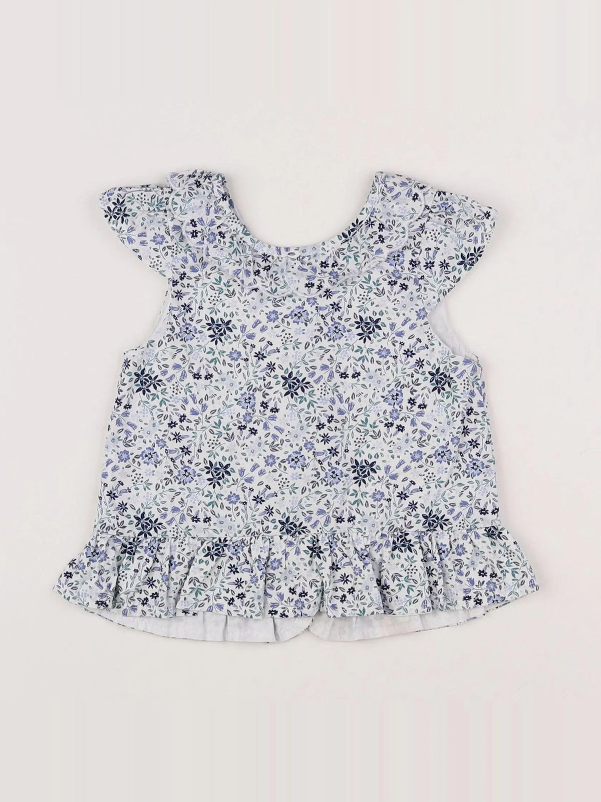 Vertbaudet - blouse blanc - 12 mois