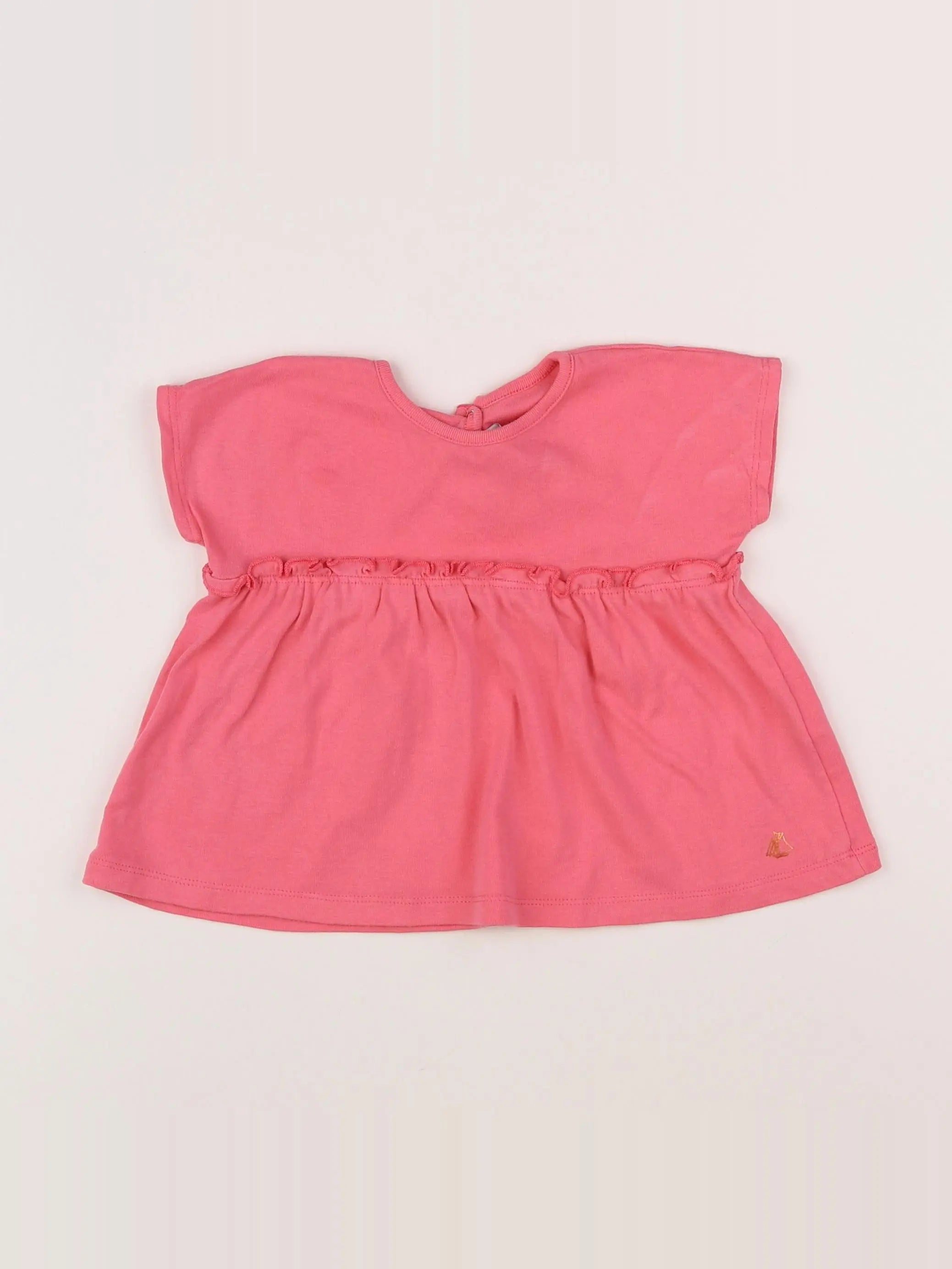 Petit Bateau - tee-shirt rose - 2 ans