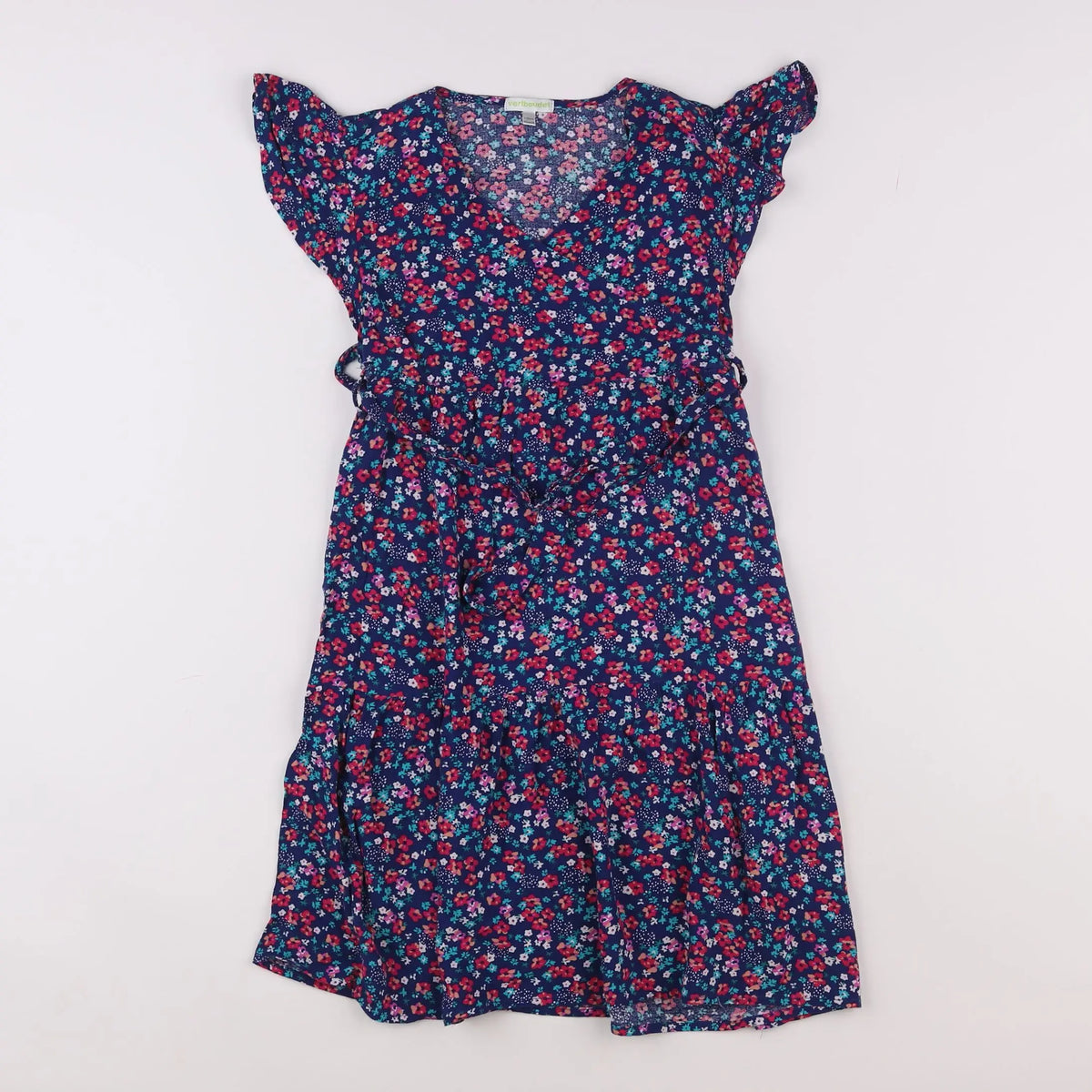 Vertbaudet - robe bleu - 10 ans