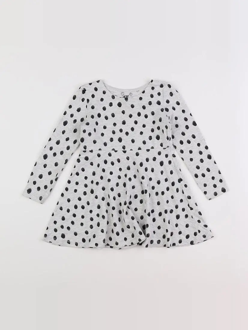 H&M - robe gris - 18 mois à 2 ans