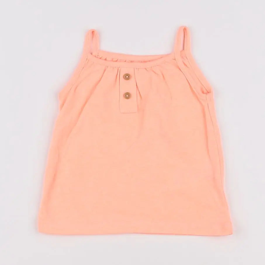 Vertbaudet - débardeur orange fluo - 3 mois