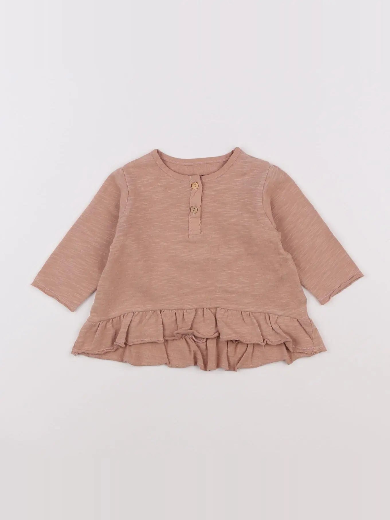 Play Up - tee-shirt rose - 3 mois