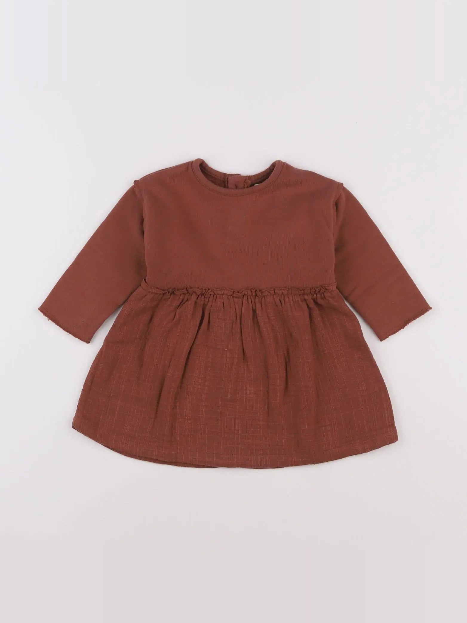 Play Up - robe marron - 6 mois