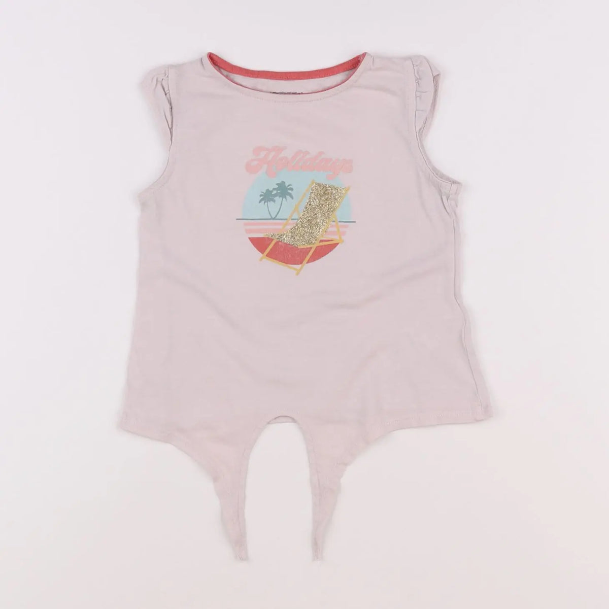 Vertbaudet - tee-shirt rose - 4 ans