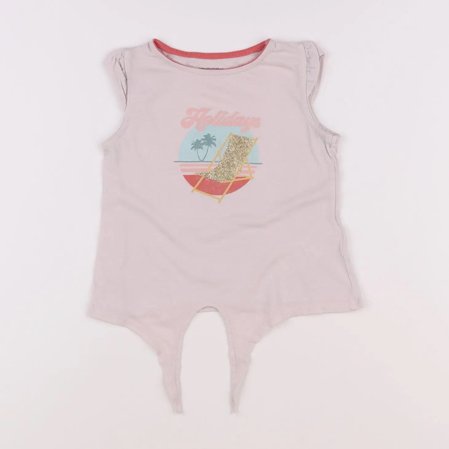 Vertbaudet - tee-shirt rose - 4 ans