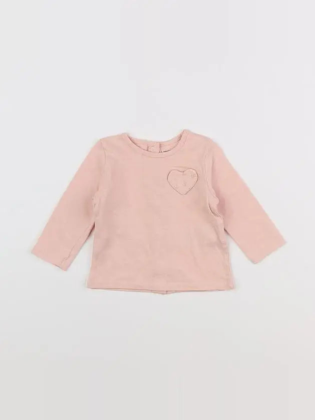 Vertbaudet - tee-shirt rose - 3 mois