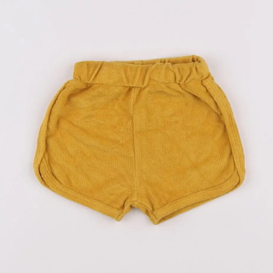 Vertbaudet - short jaune - 6 mois