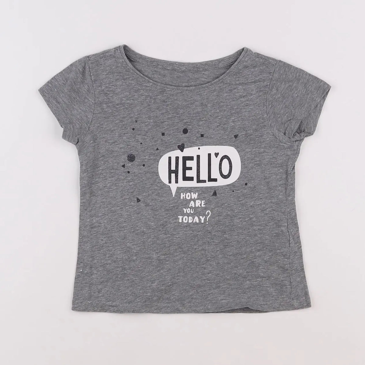 Vertbaudet - tee-shirt gris - 2 ans