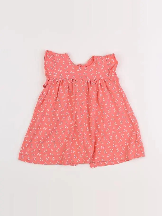 Vertbaudet - robe rose - 12 mois