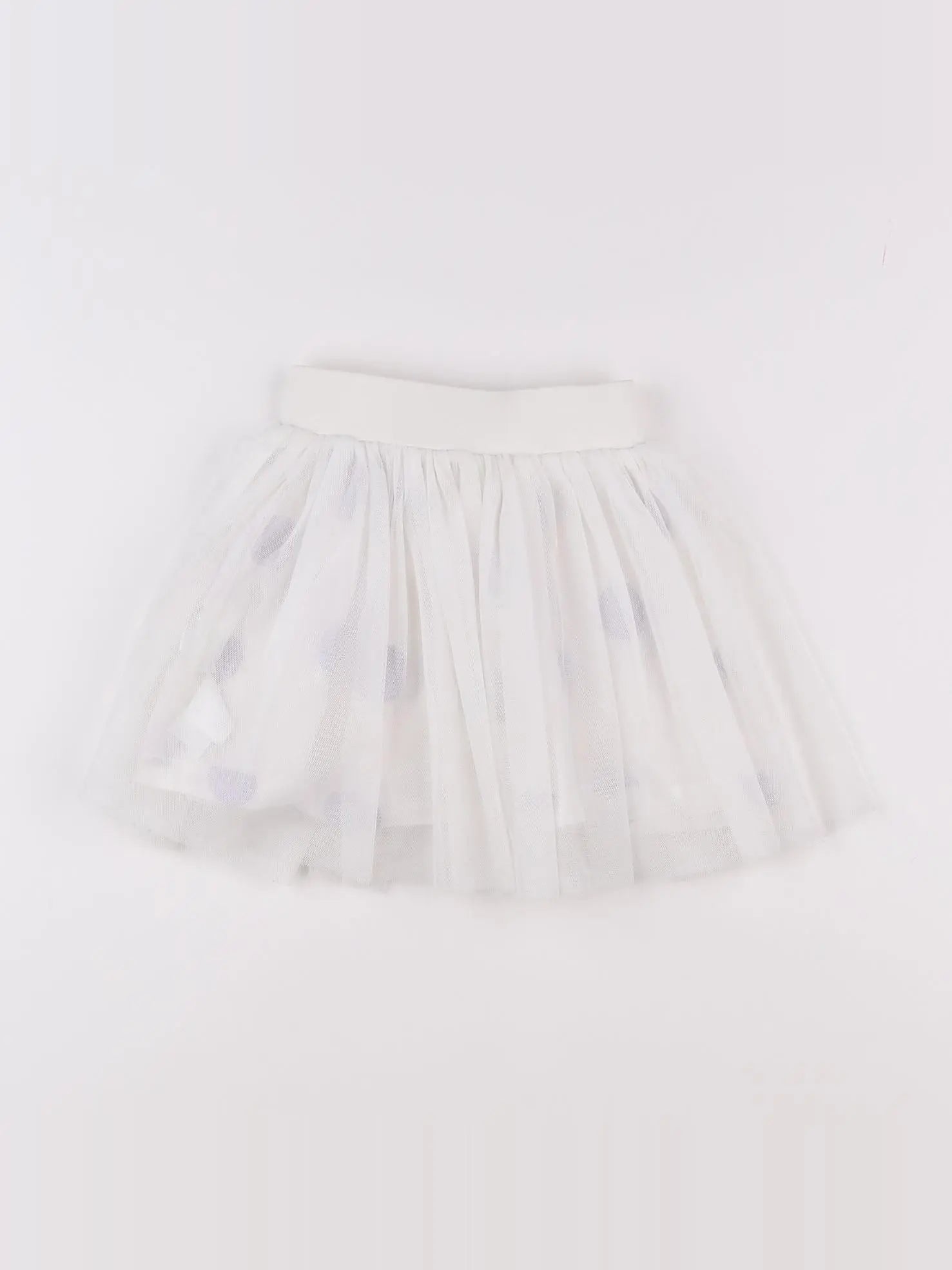 Vertbaudet - jupe blanc, violet - 2 ans