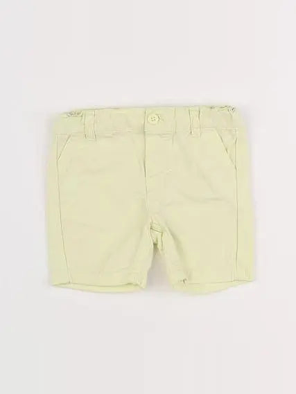 Vertbaudet - short jaune - 3/6 mois