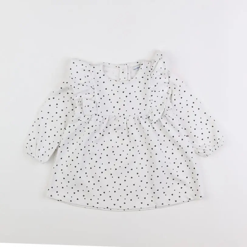 Vertbaudet - robe bleu - 18 mois