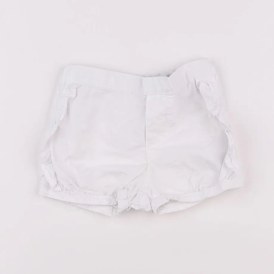 Vertbaudet - short blanc - 12 mois
