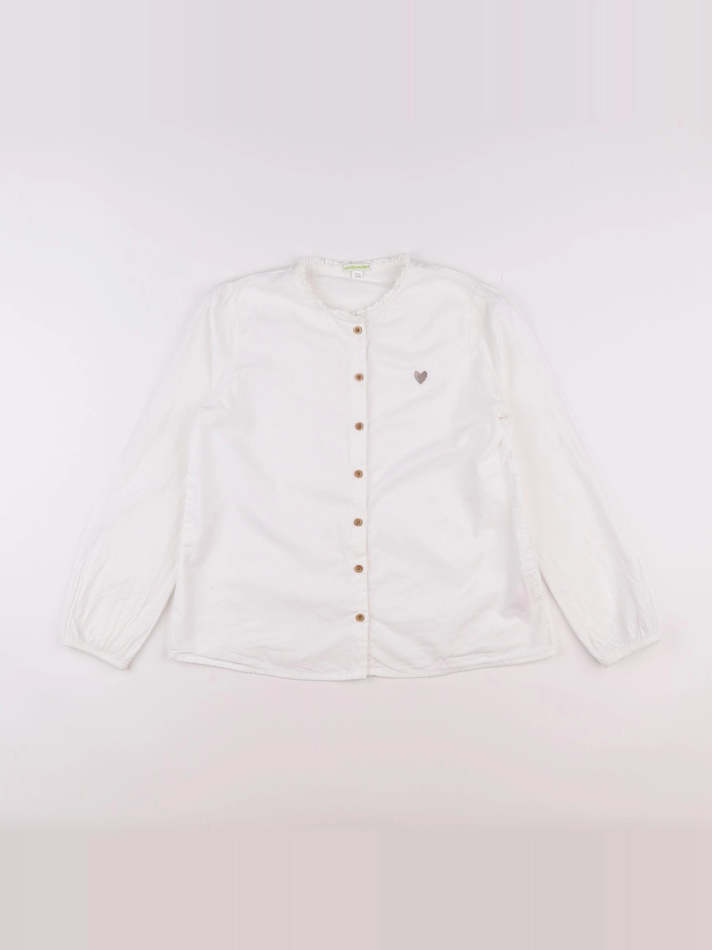 Vertbaudet - blouse blanc - 12 ans