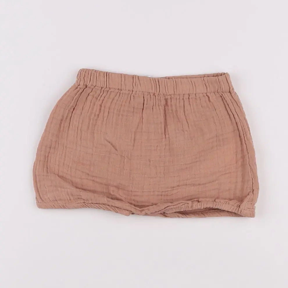 Vertbaudet - short rose - 12 mois