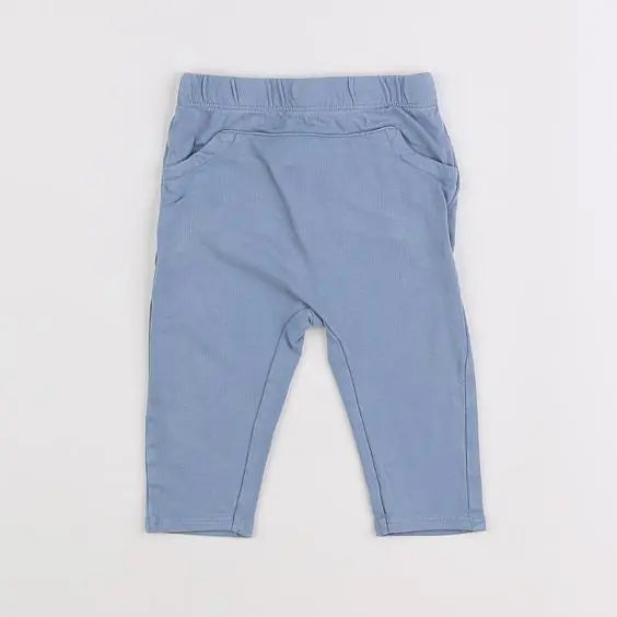 Vertbaudet - pantalon bleu - 6 mois