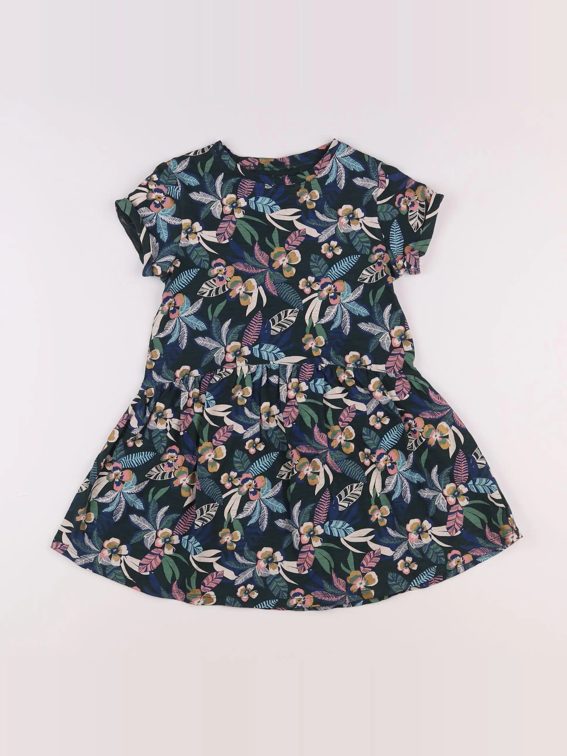 Vertbaudet - robe multicolore - 3 ans
