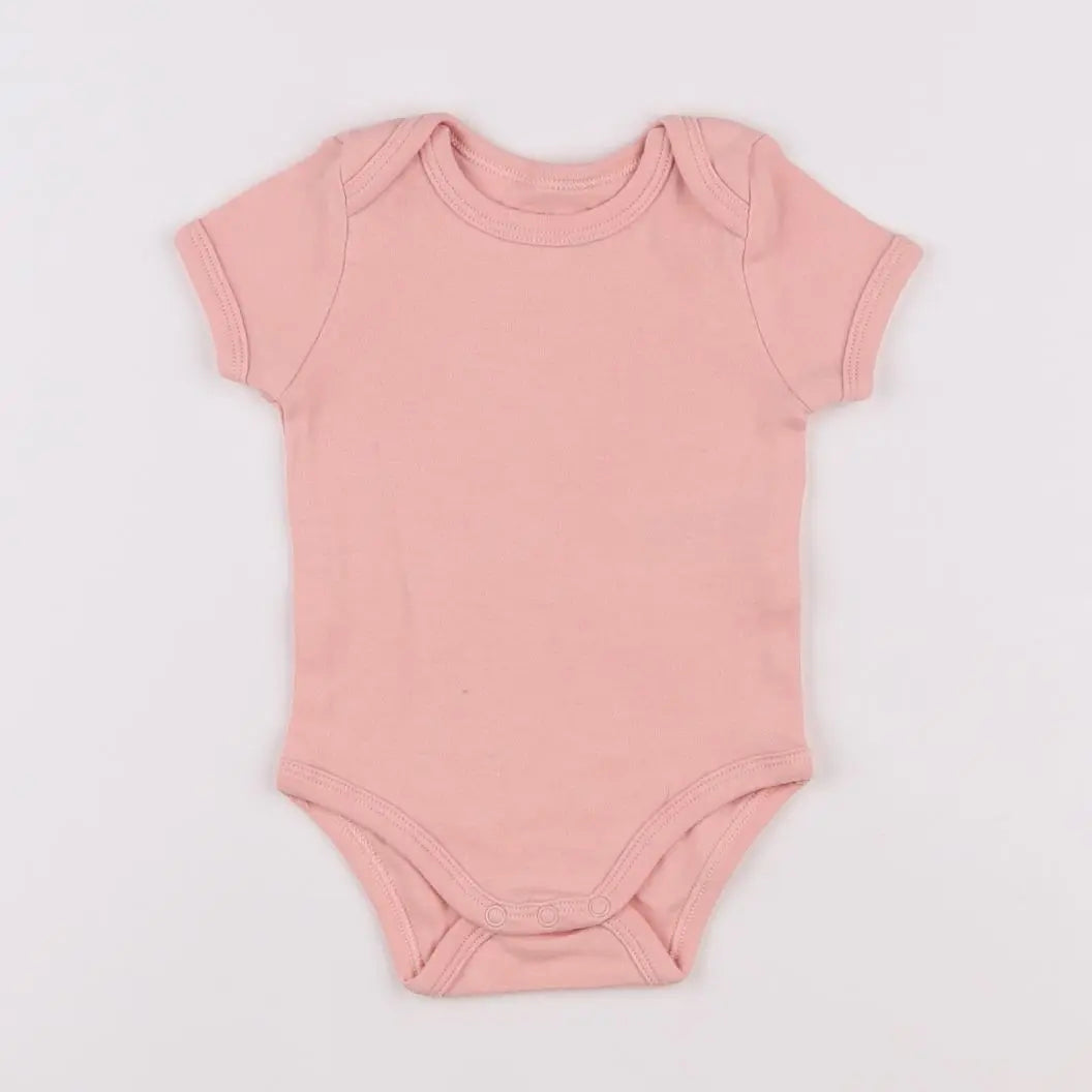 Vertbaudet - body rose - 3 mois
