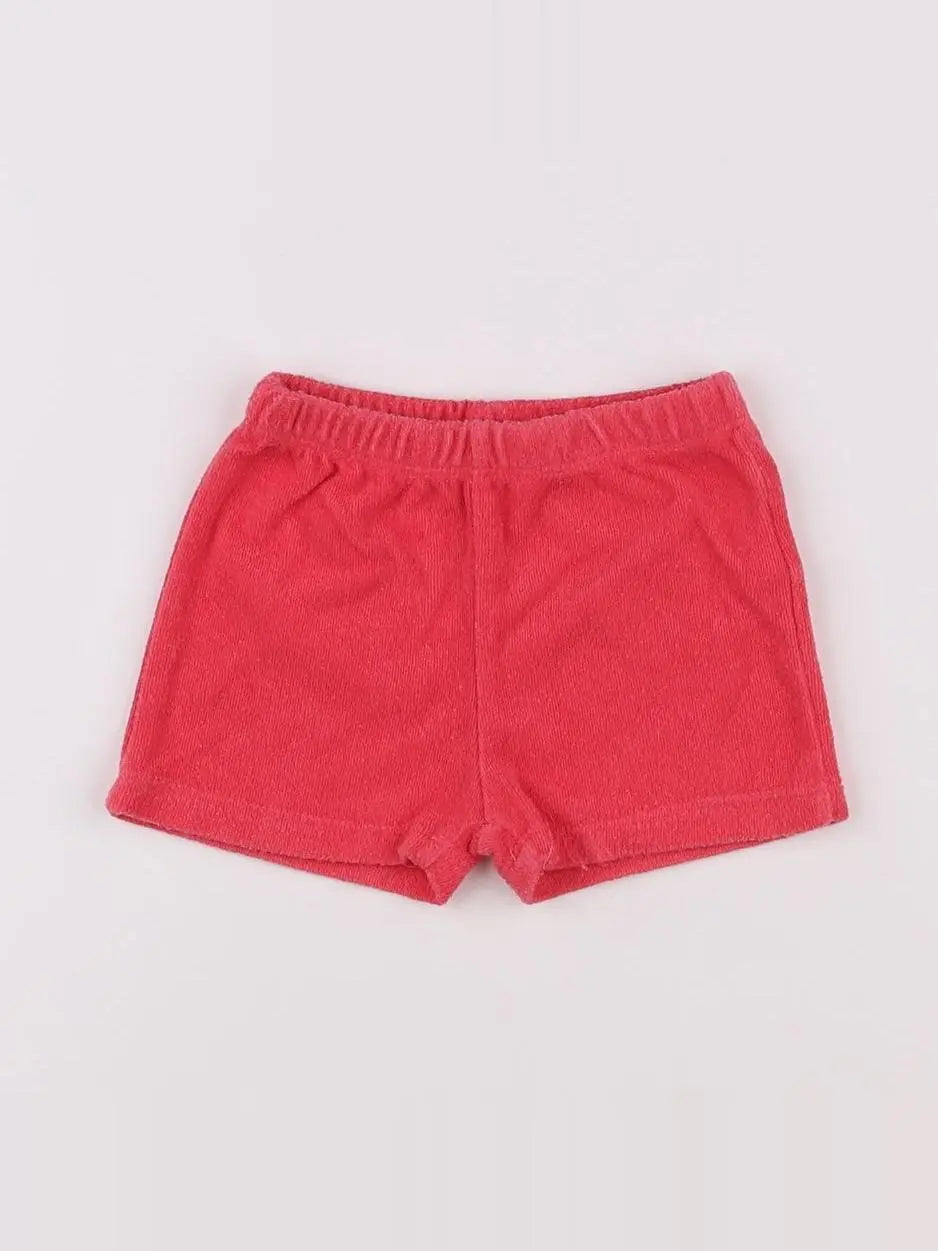 Vertbaudet - short rose - 9 mois