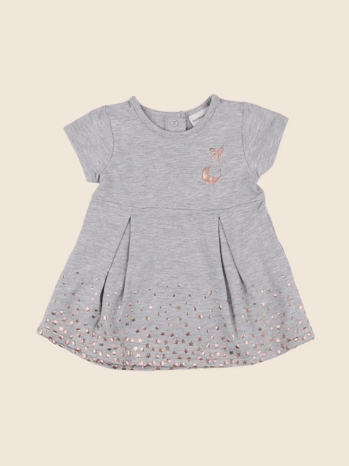 Vertbaudet - robe gris - 3 mois