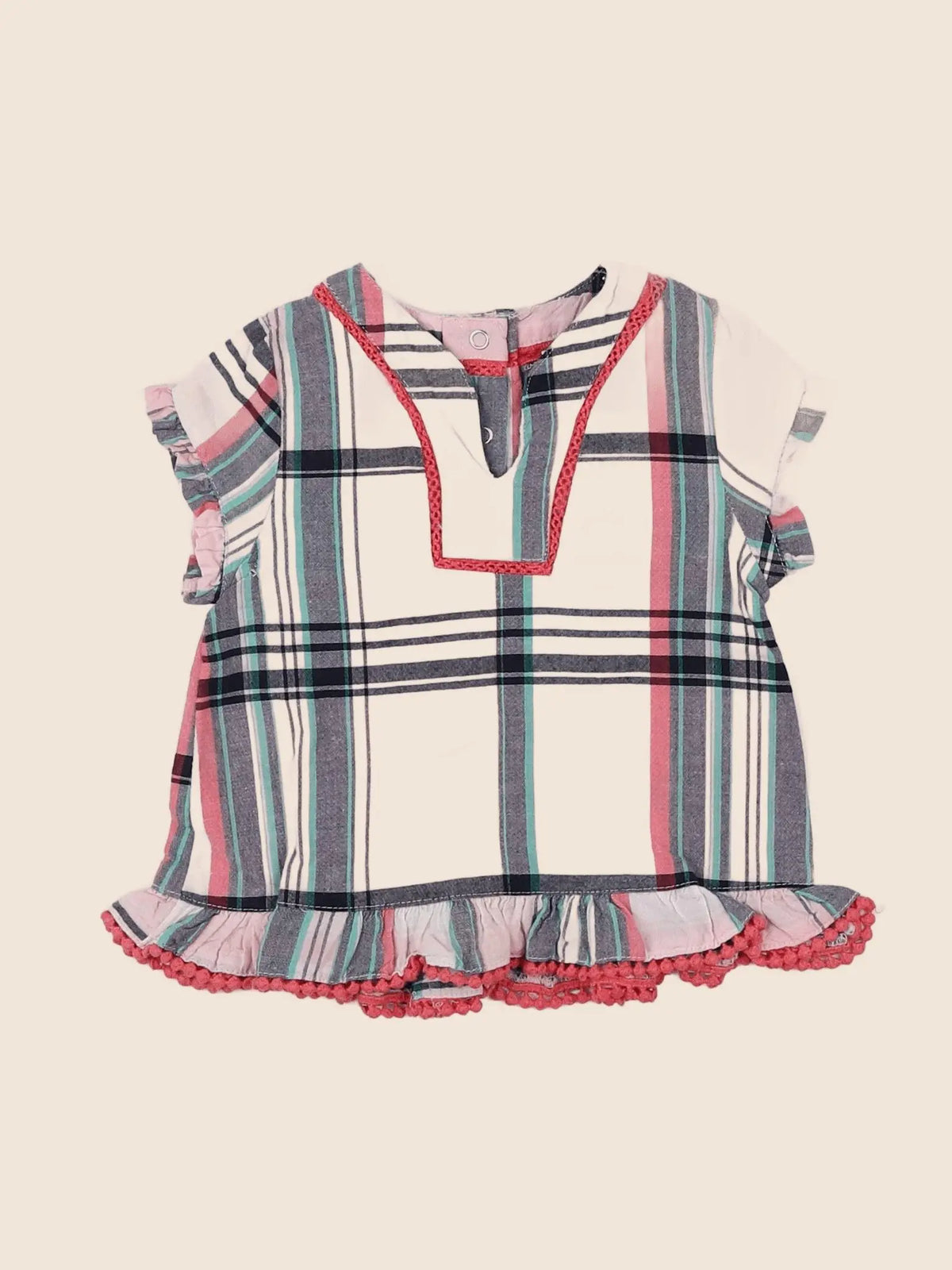 Vertbaudet - blouse multicolore - 9 mois