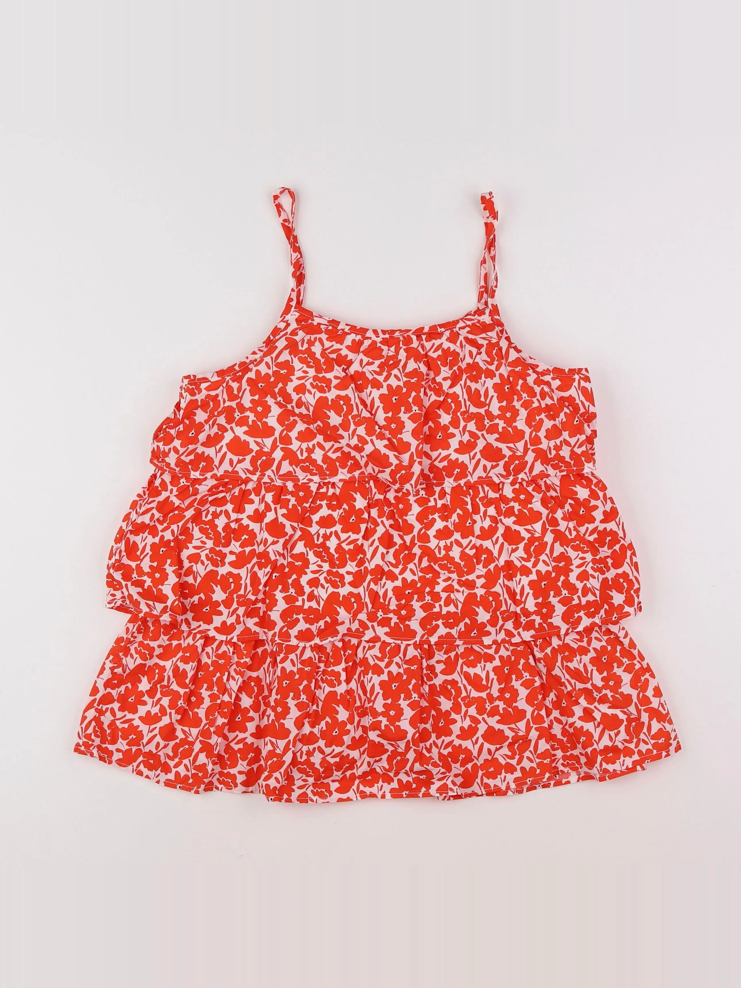 Vertbaudet - blouse blanc, rouge - 12 ans