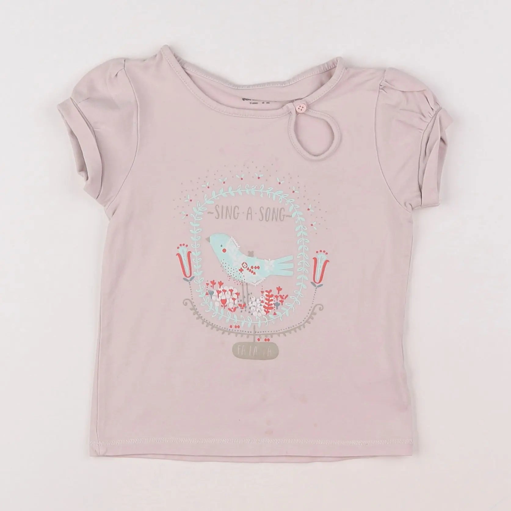 Vertbaudet - tee-shirt rose - 3 ans