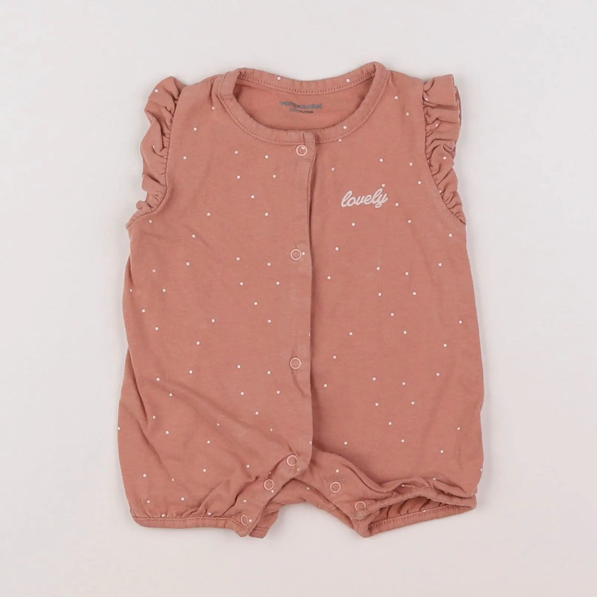 Vertbaudet - combinaison rose - 3 mois