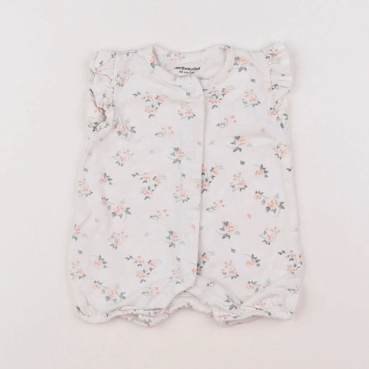 Vertbaudet - combinaison multicolore - 3 mois