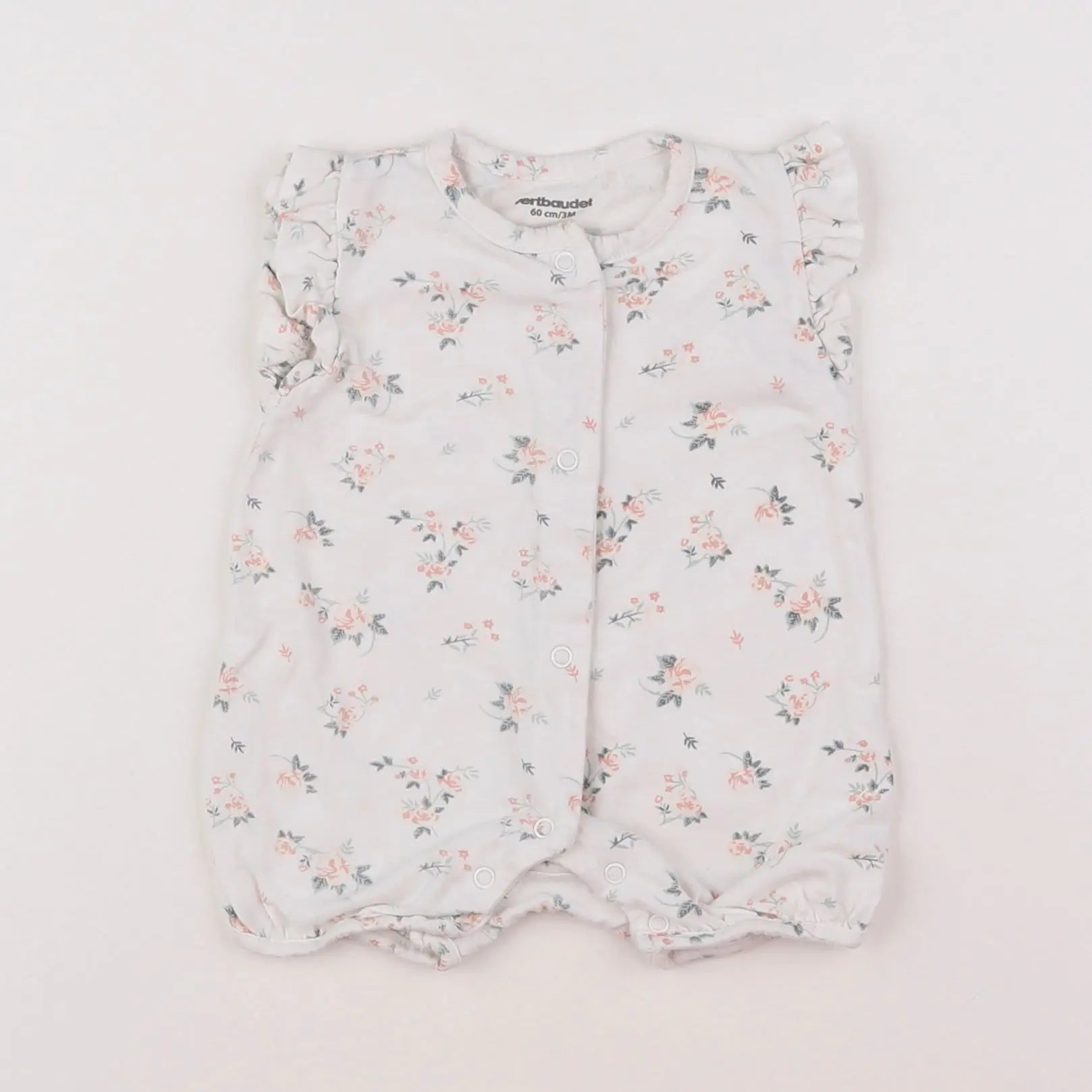 Vertbaudet - combinaison multicolore - 3 mois