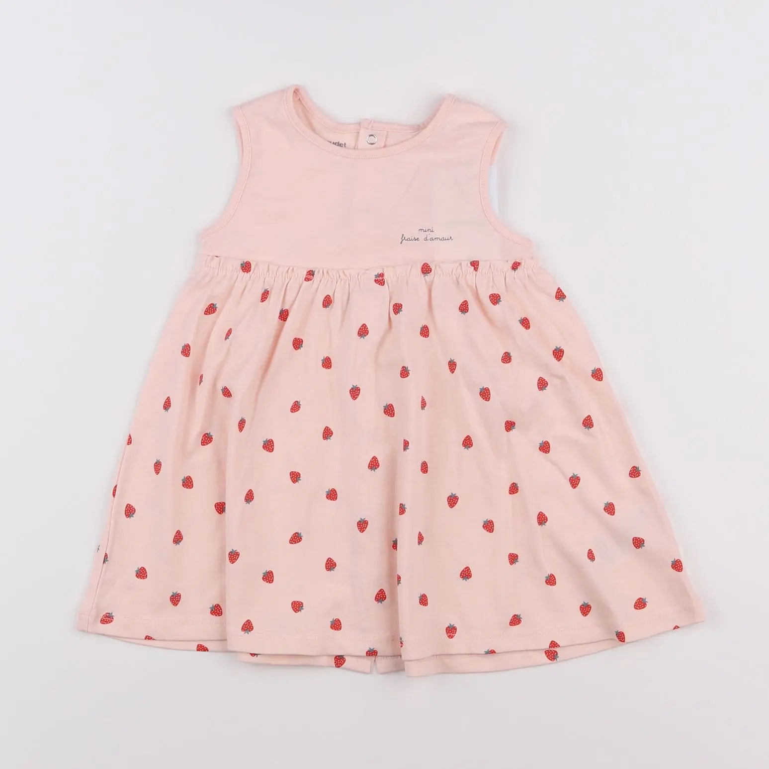 Vertbaudet - robe rose - 12 mois