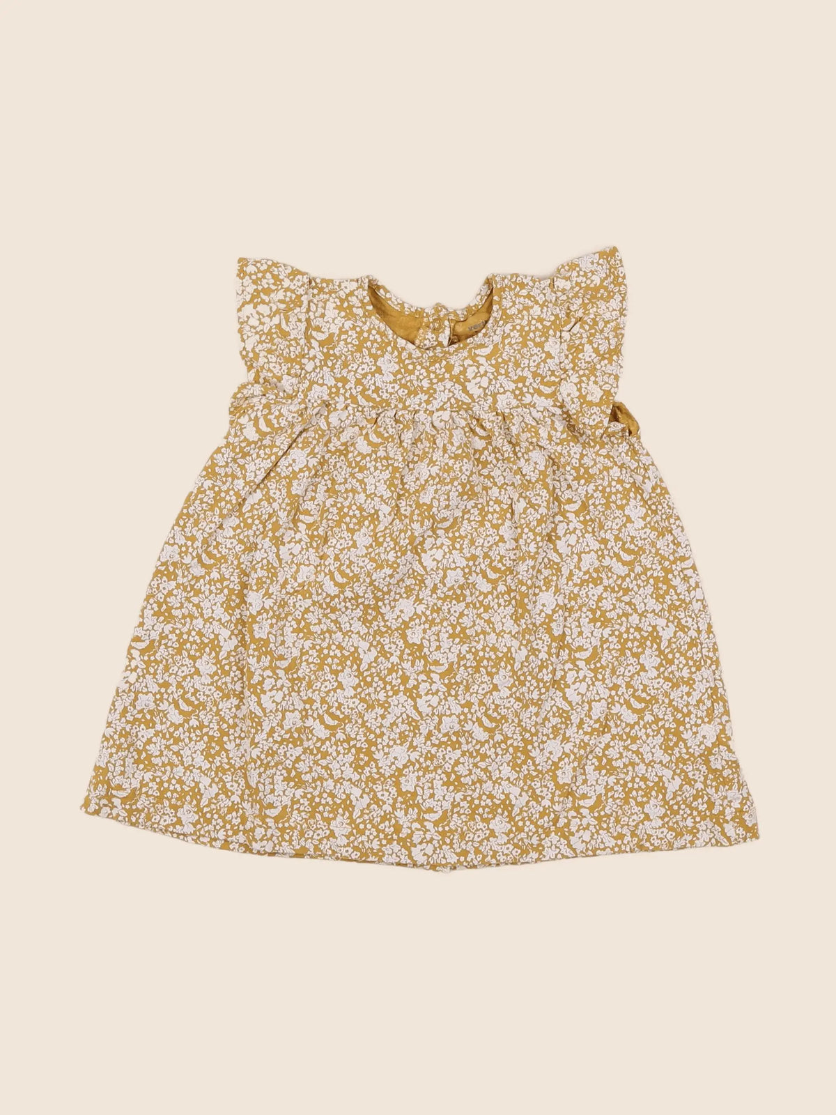 Vertbaudet - robe jaune - 9 mois