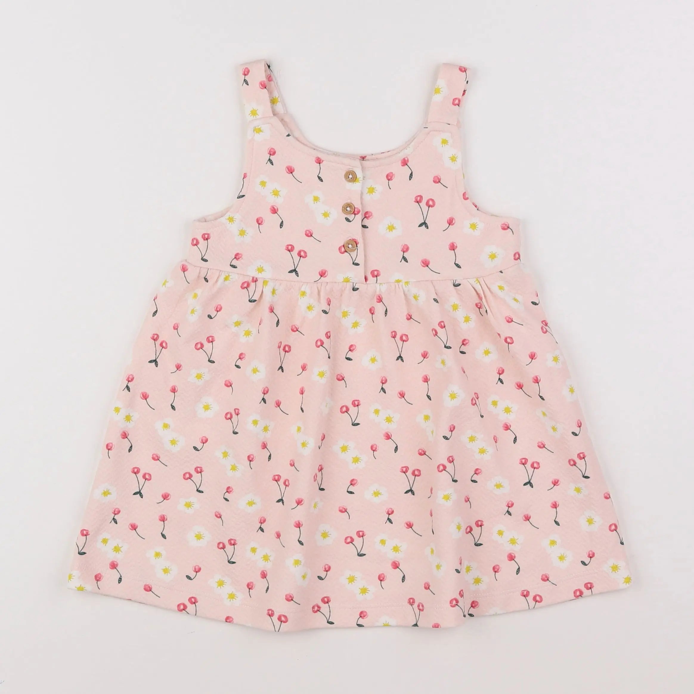 Vertbaudet - robe rose - 3 mois