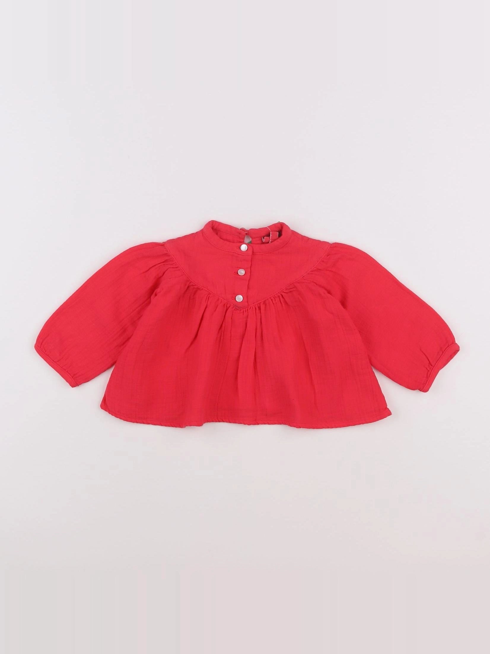 Bonton - blouse rose - 6 mois