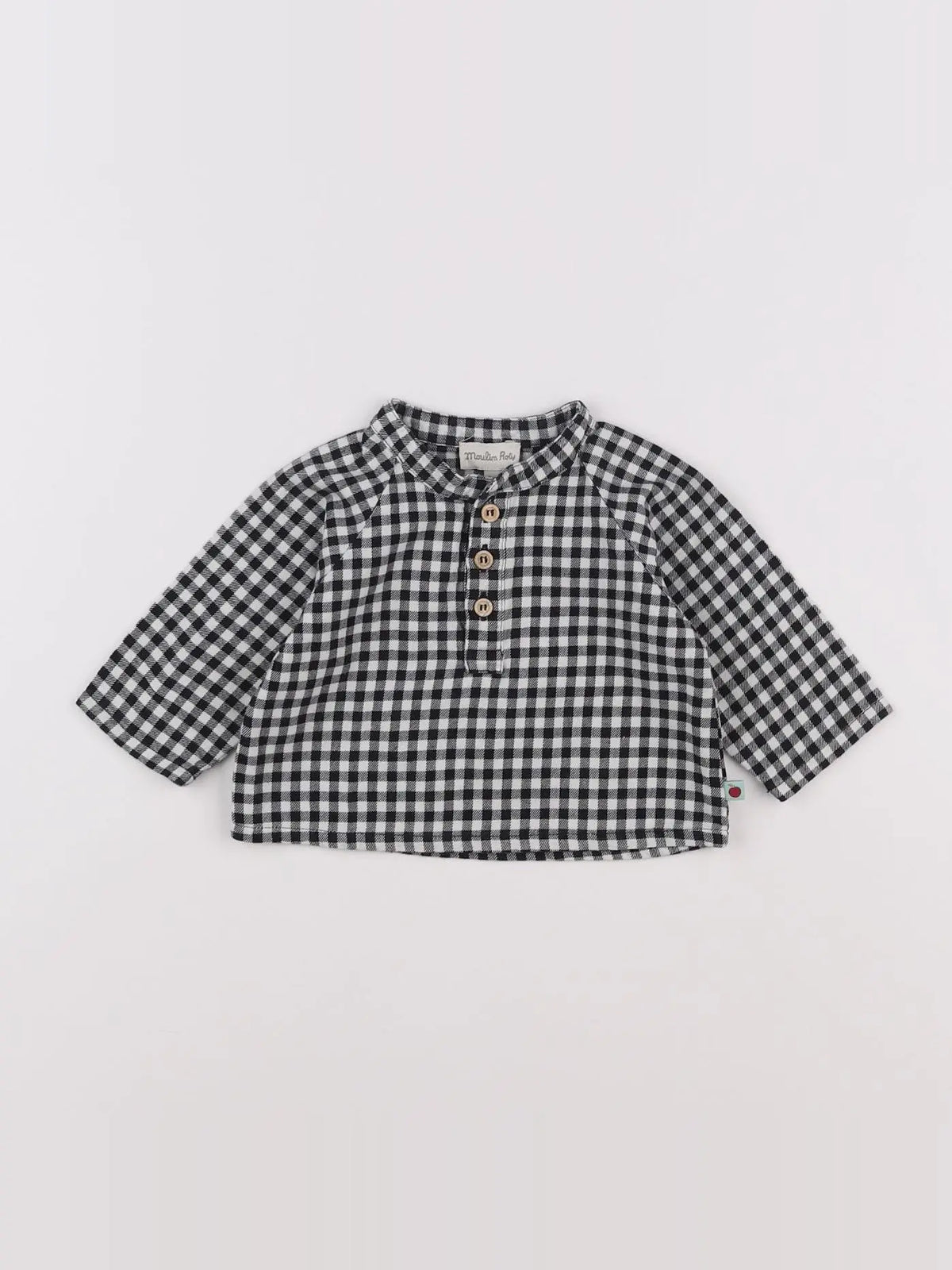 Moulin Roty - blouse bleu - 3 mois