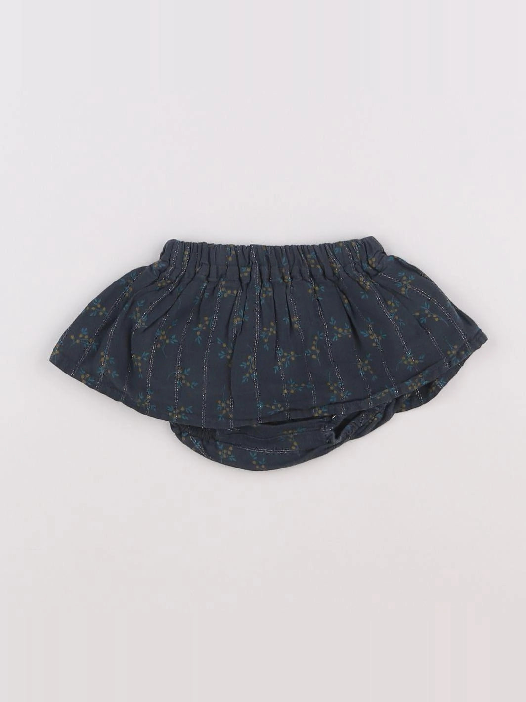 Buho - jupe short gris - 3 mois