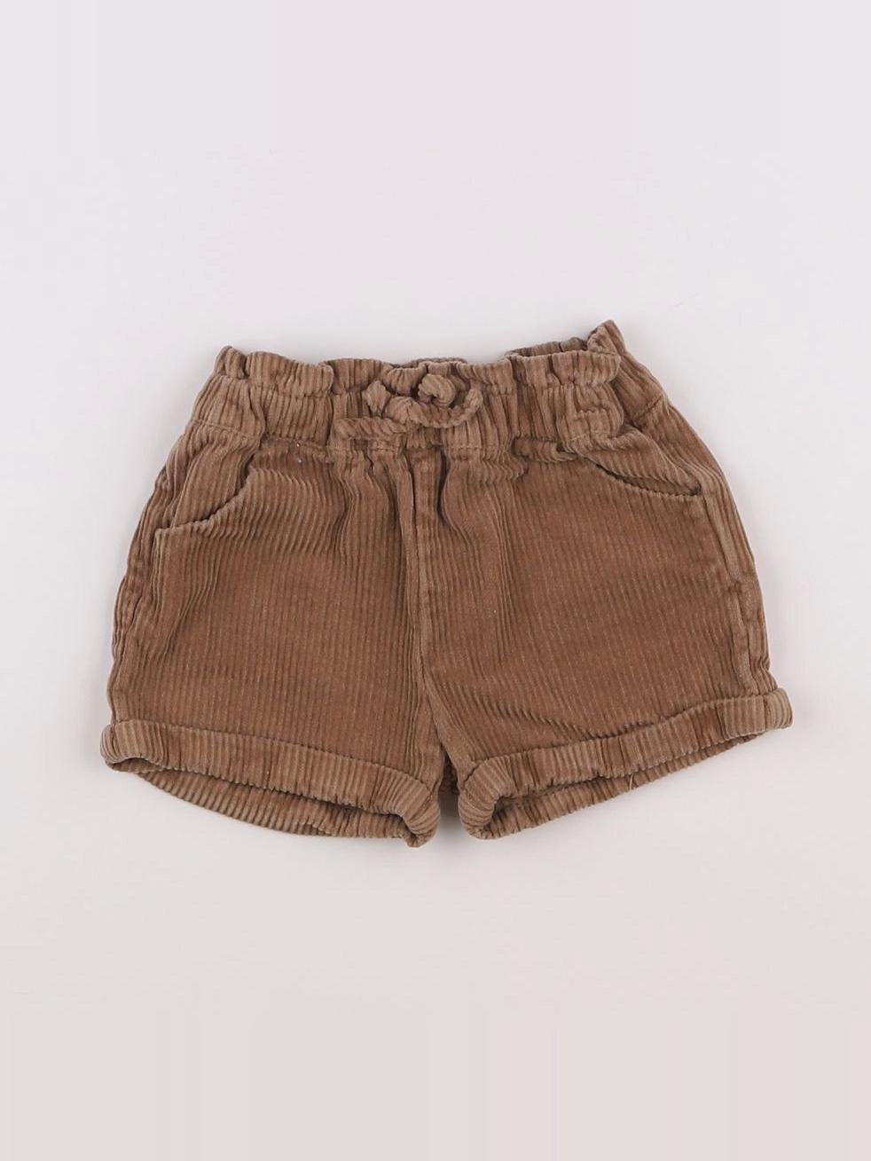 Vertbaudet - short marron - 9 mois