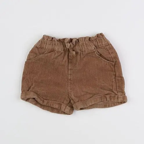 Vertbaudet - short marron - 12 mois
