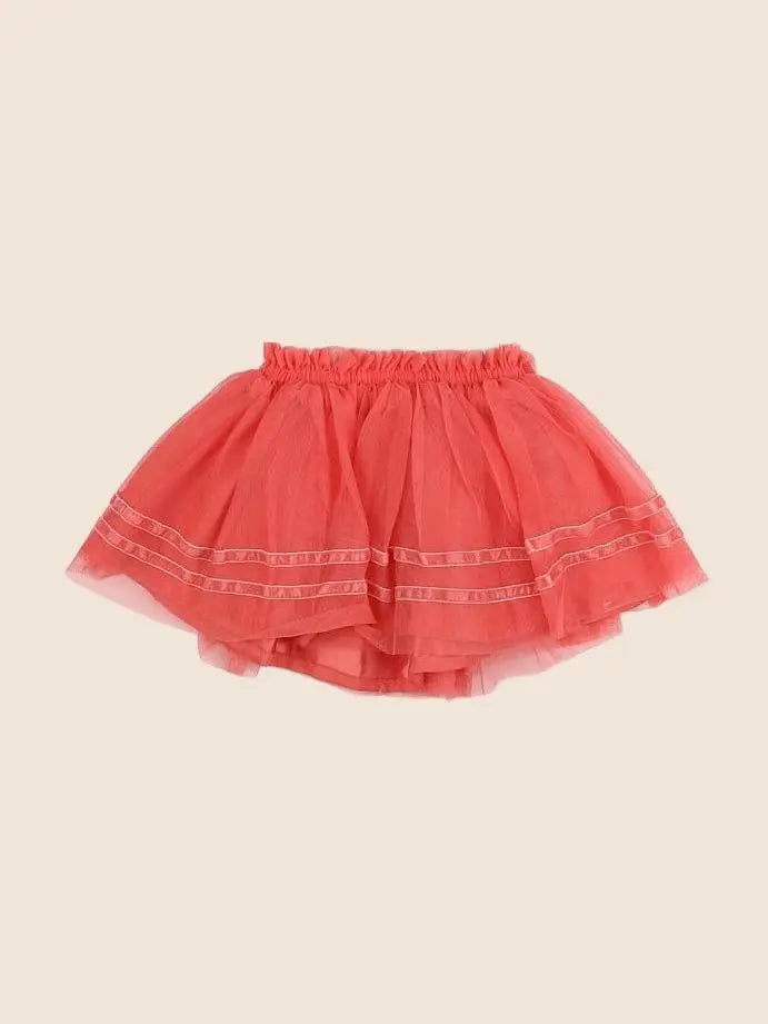 Vertbaudet - jupe orange - 18 mois