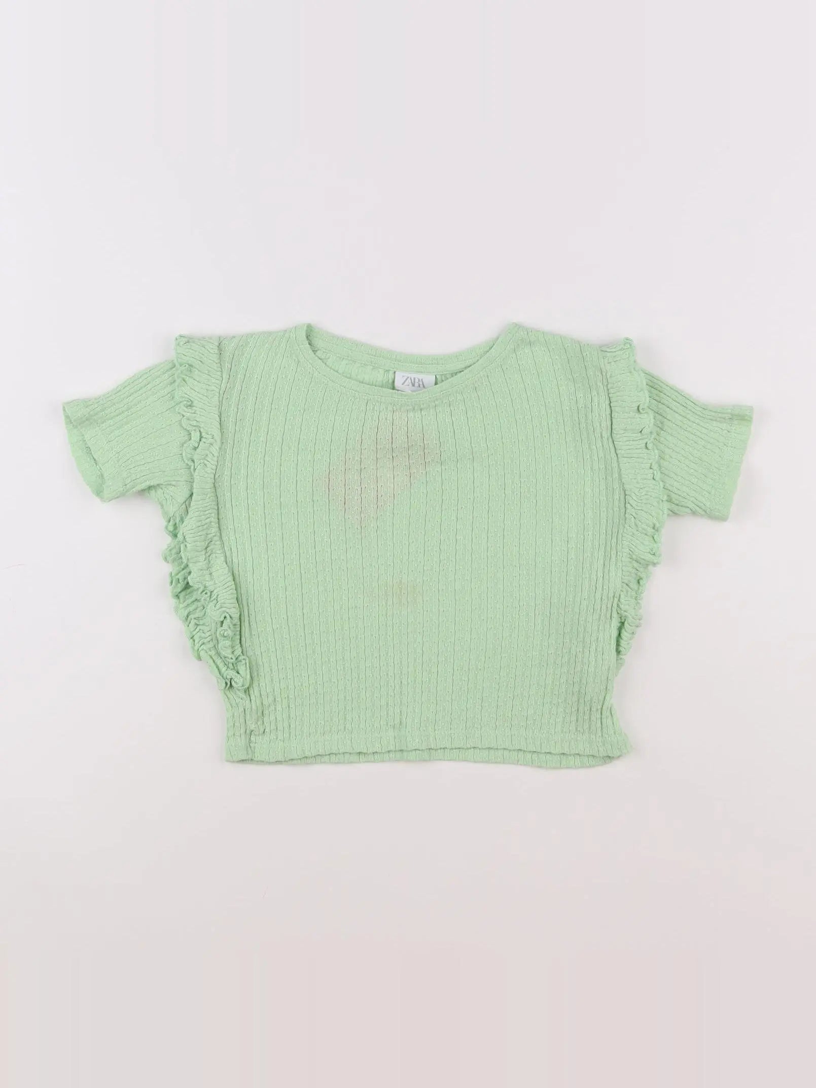 Zara - tee-shirt vert - 6 ans