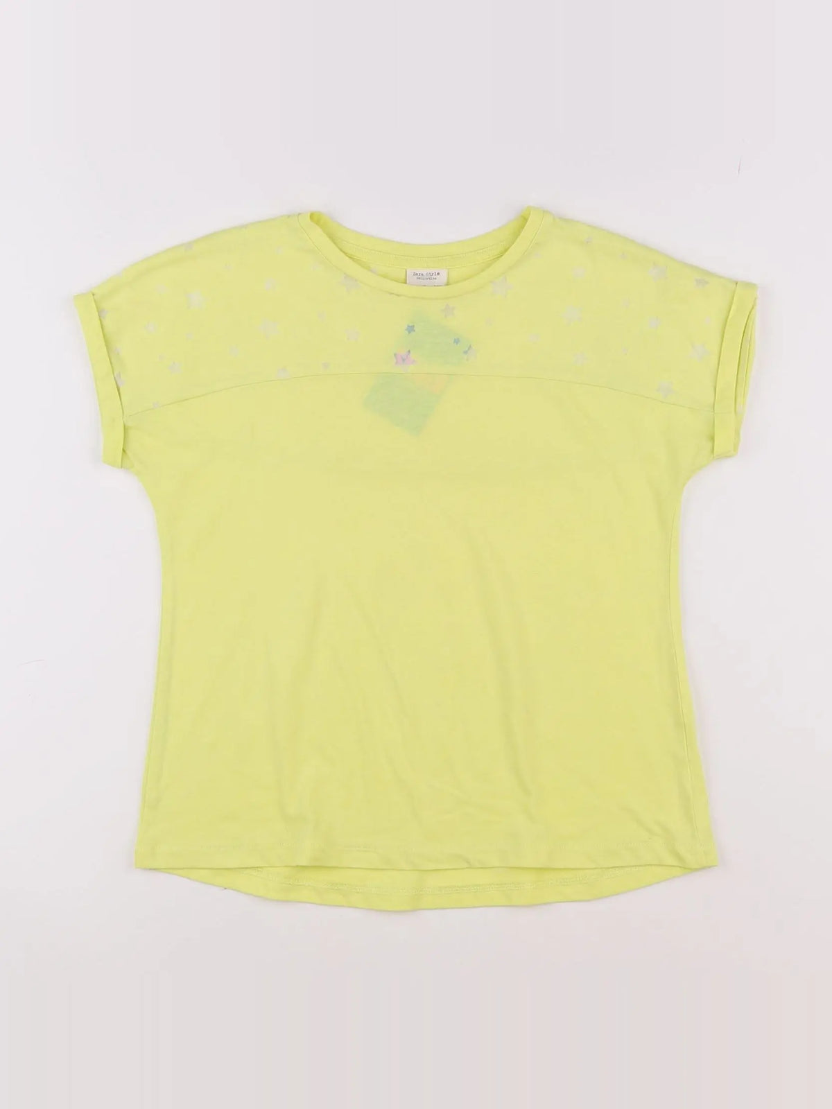 Zara - tee-shirt jaune - 8 ans