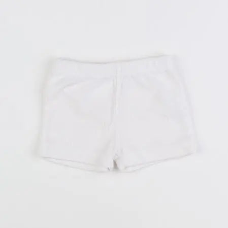 Vertbaudet - short blanc - 6 mois
