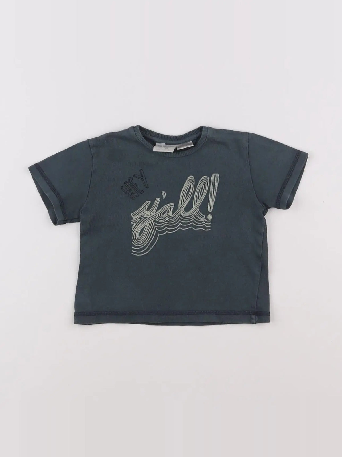Zara - tee-shirt vert - 3/6 mois