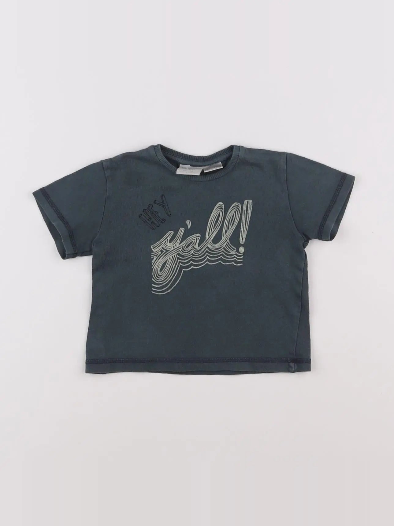 Zara - tee-shirt vert - 3/6 mois