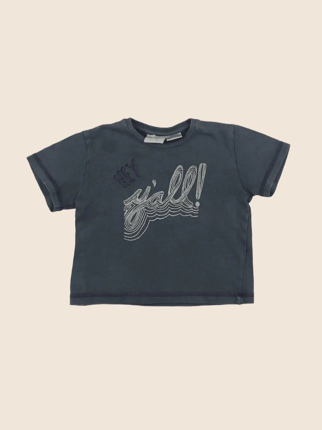 Zara - tee-shirt vert - 3/6 mois