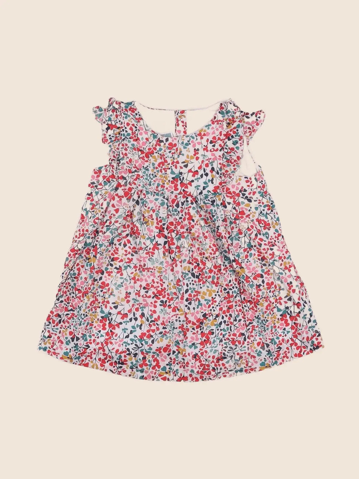 Jacadi - robe liberty multicolore - 6 mois